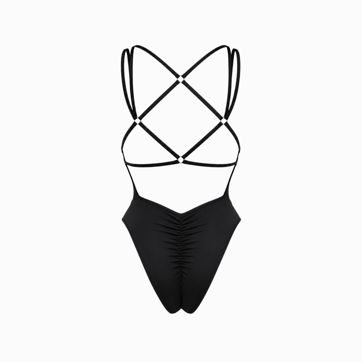 Damen-Badeanzug mit Cut-Out-Seiten-Swimwear for Women-Alpenkind