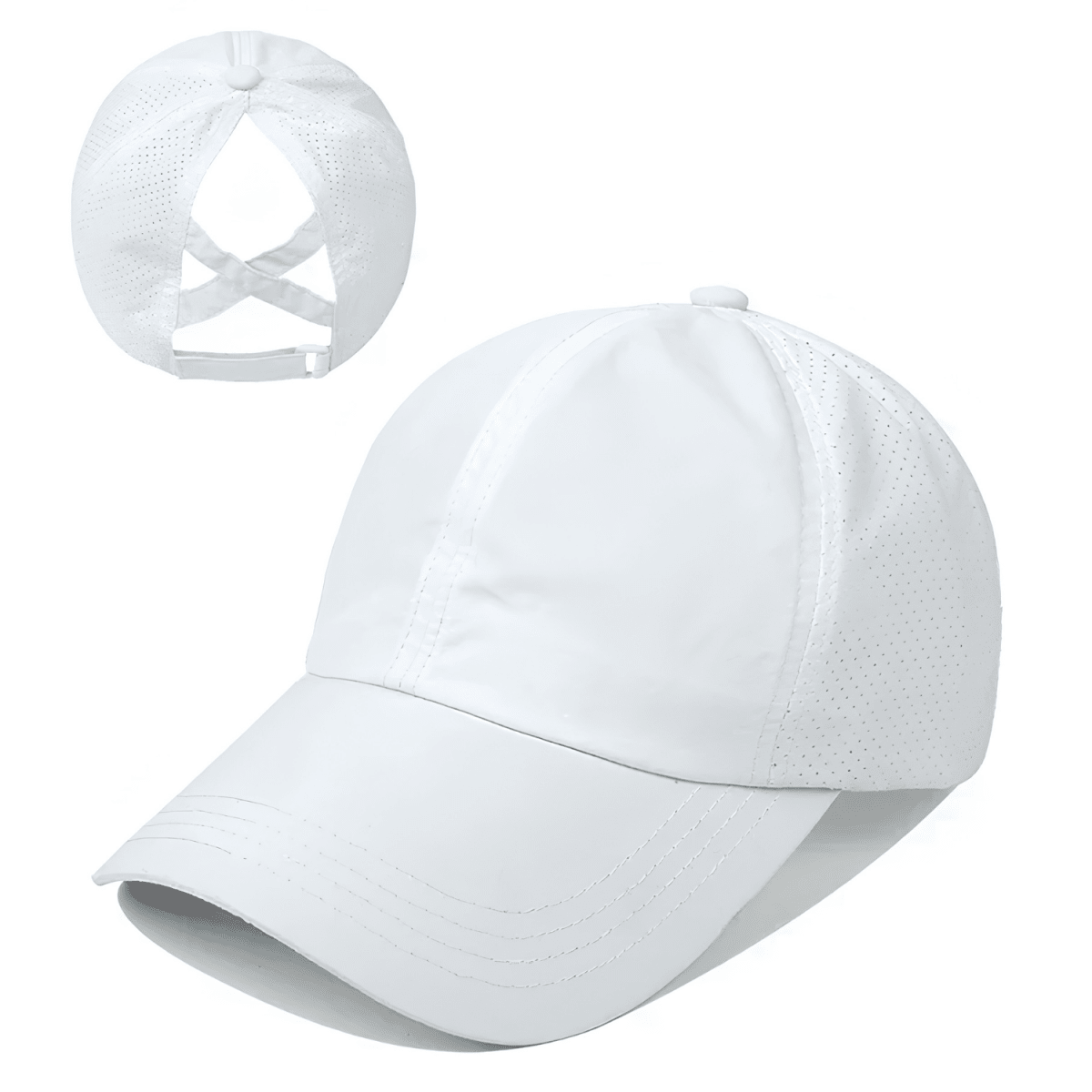 Damen Baseball-Cap für Pferdeschwanz mit Criss-Cross-Rückseite-Accessories for Women-Alpenkind