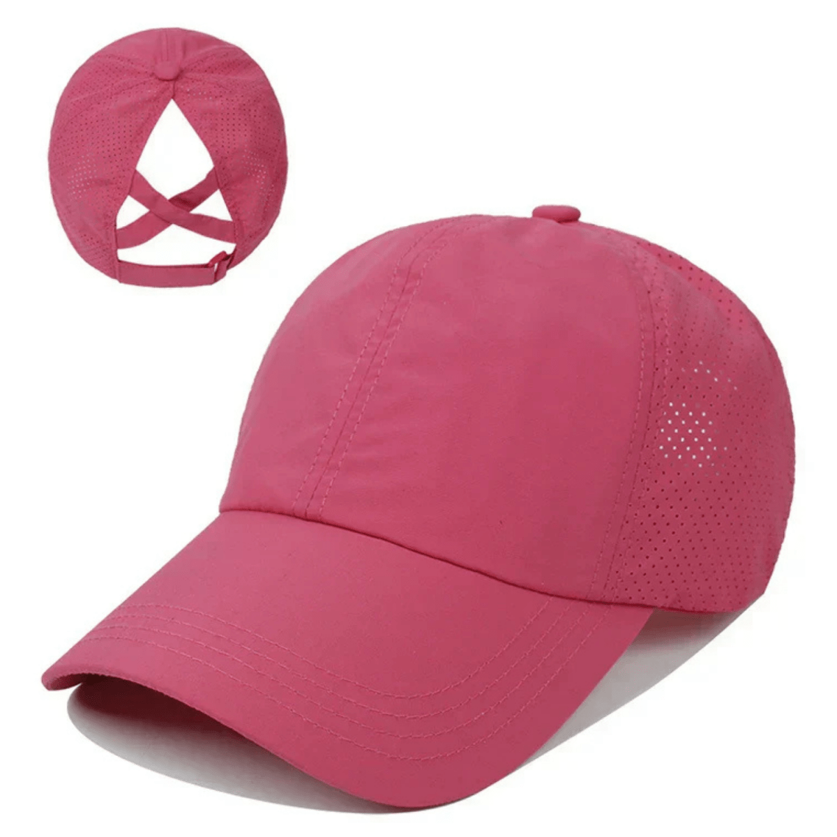 Damen Baseball-Cap für Pferdeschwanz mit Criss-Cross-Rückseite-Accessories for Women-Alpenkind