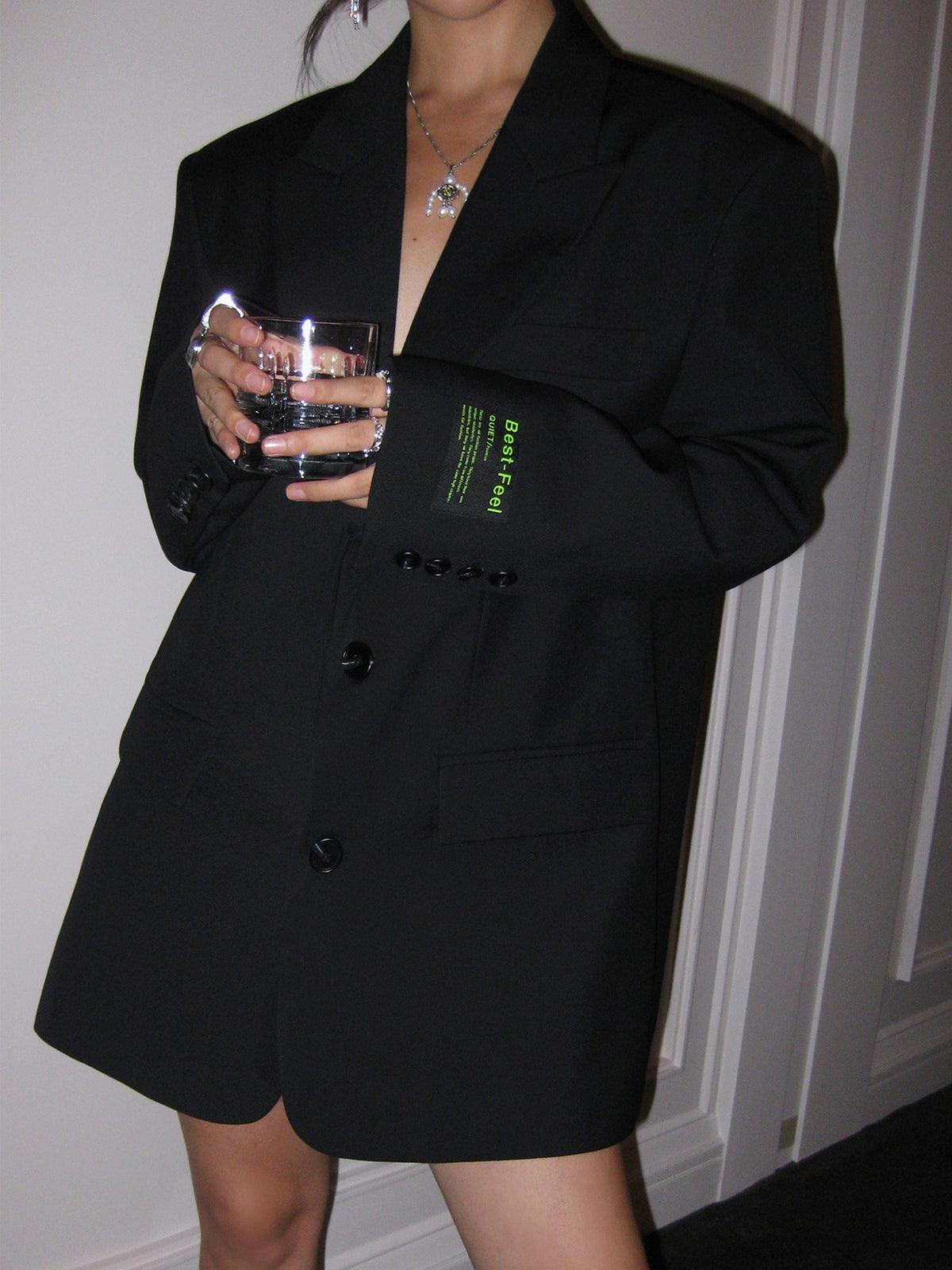 Damen Blazer mit Reverskragen und Knopfleiste-Women Blazer-Alpenkind