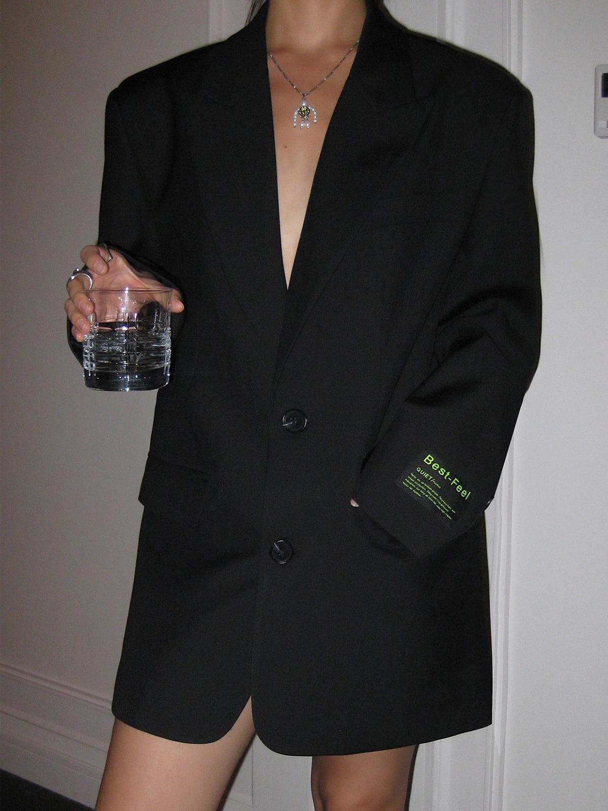 Damen Blazer mit Reverskragen und Knopfleiste-Women Blazer-Alpenkind