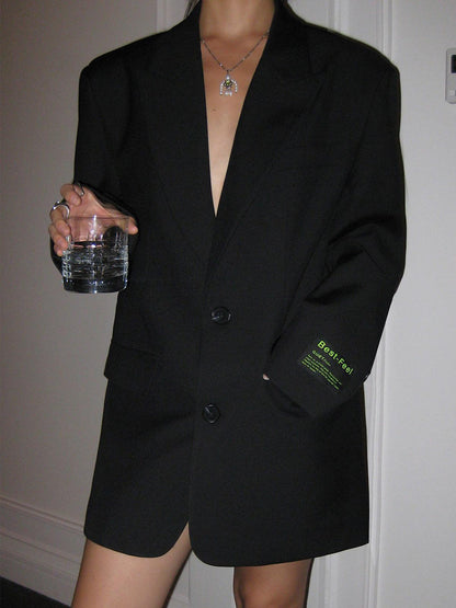 Damen Blazer mit Reverskragen und Knopfleiste-Women Blazer-Alpenkind