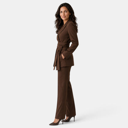 Damen-Blazer und Hose mit geradem Bein im Set-Sets for women-Alpenkind