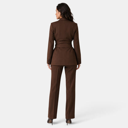 Damen-Blazer und Hose mit geradem Bein im Set-Sets for women-Alpenkind