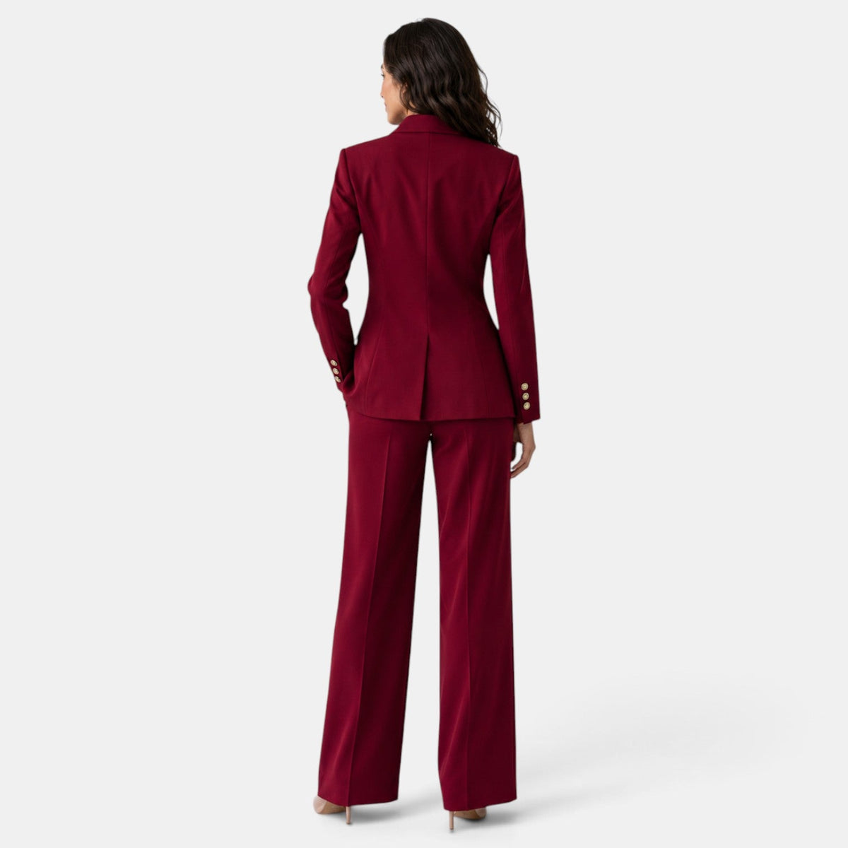 Damen-Blazer und Hose mit weitem Bein im Set-Sets for women-Alpenkind