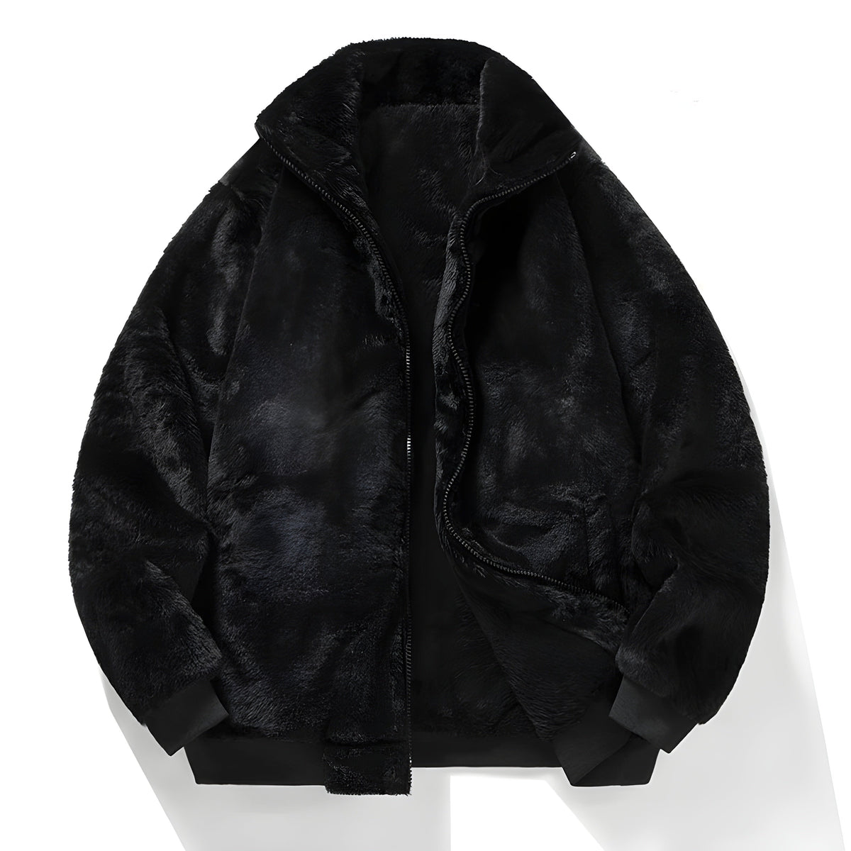 Damen-Bomberjacke aus Kunstfell-Jacket for women-Alpenkind