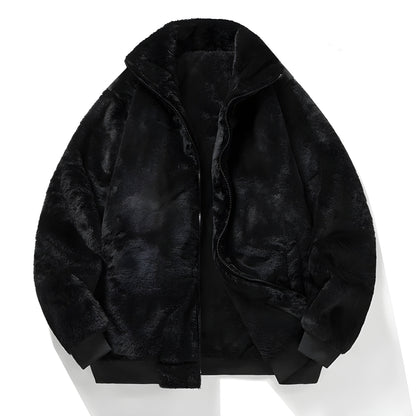 Damen-Bomberjacke aus Kunstfell-Jacket for women-Alpenkind