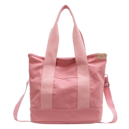 Damen-Canvas-Tragetasche mit verstellbarem Riemen-Accessories for Women-Alpenkind