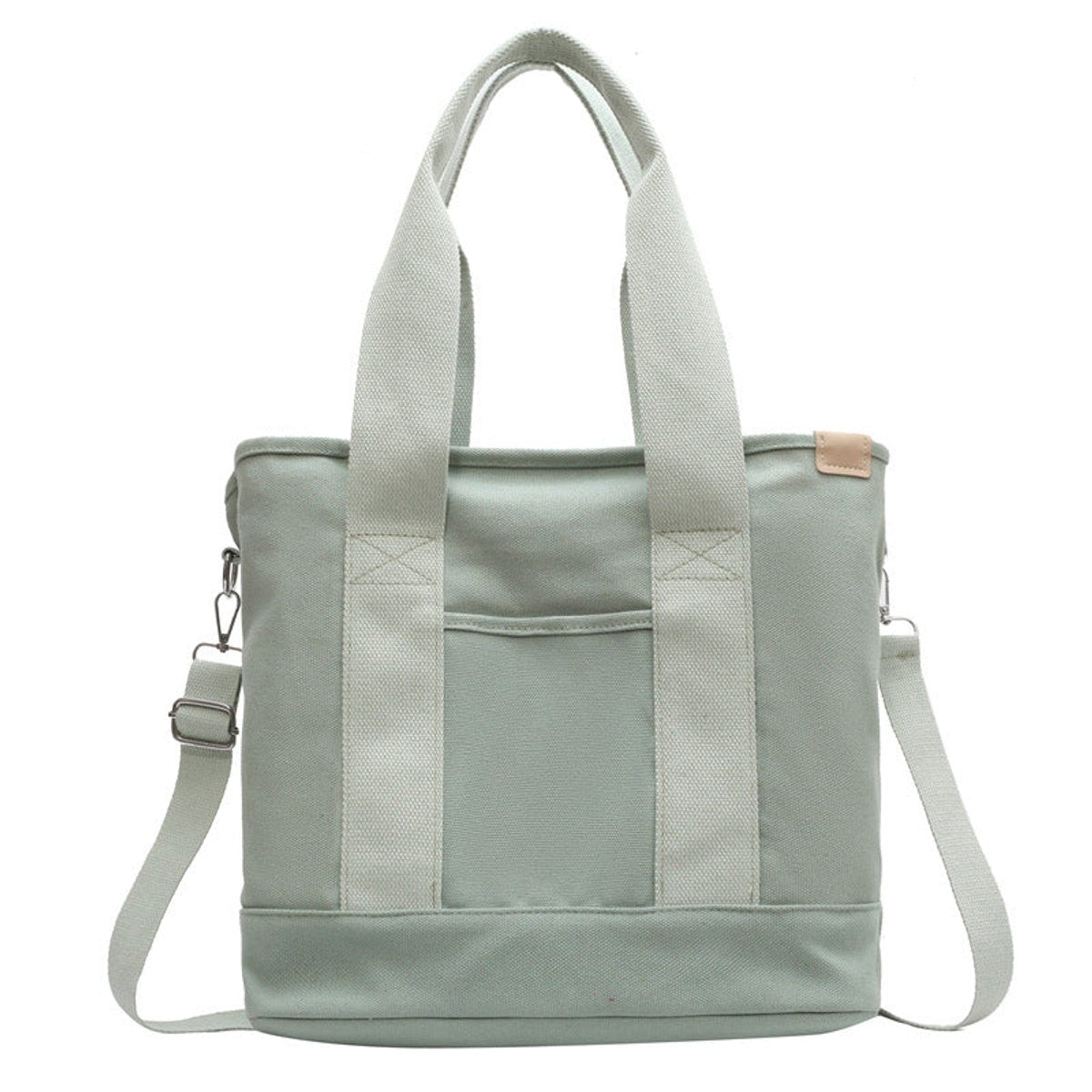 Damen-Canvas-Tragetasche mit verstellbarem Riemen-Accessories for Women-Alpenkind
