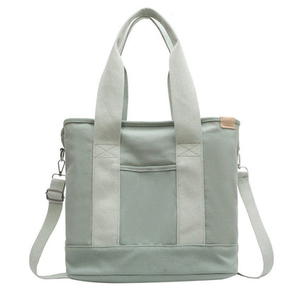 Damen-Canvas-Tragetasche mit verstellbarem Riemen-Accessories for Women-Alpenkind