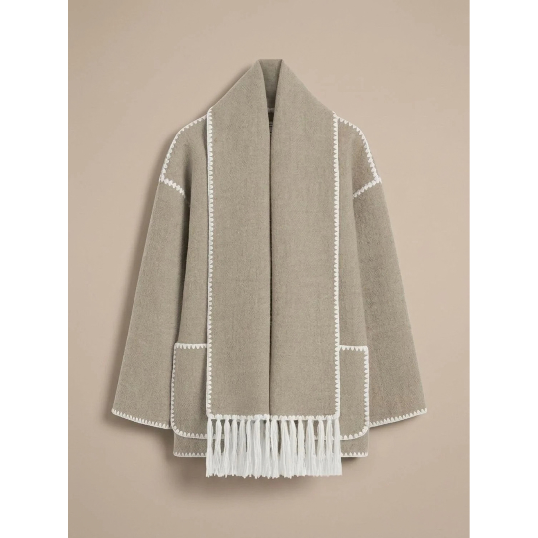 Damen-Cape-Mantel aus Wollmischgewebe mit Knopfleiste-Coats for women-Alpenkind