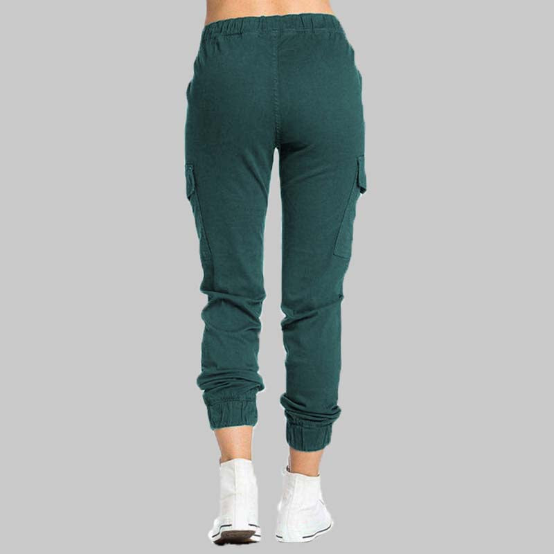 Damen Cargo-Jogger-Hose mit Kordelzug-Pants for Women-Alpenkind