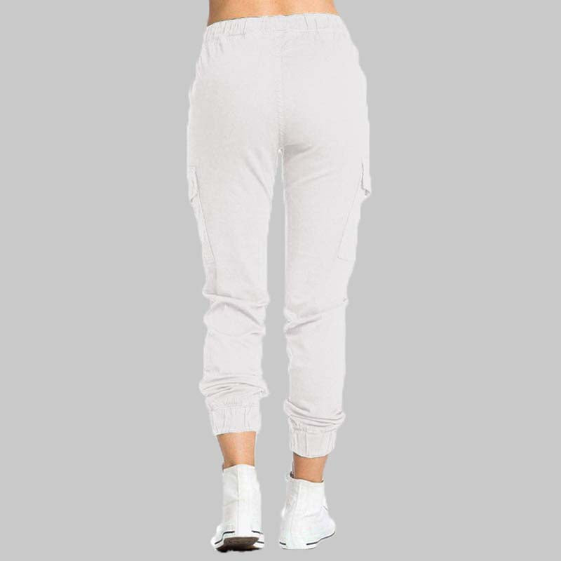 Damen Cargo-Jogger-Hose mit Kordelzug-Pants for Women-Alpenkind