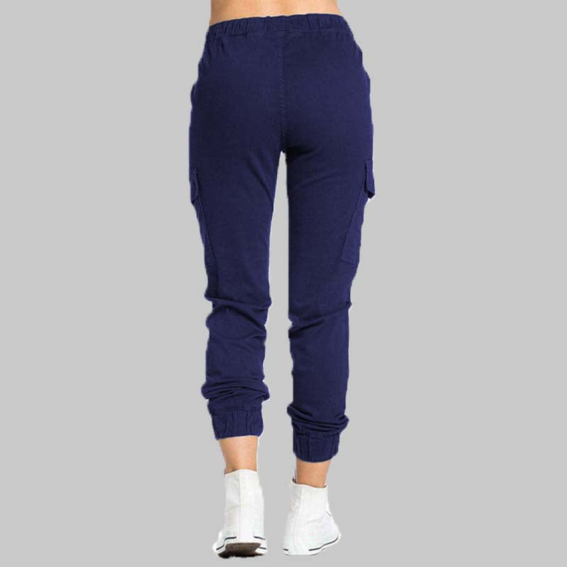 Damen Cargo-Jogger-Hose mit Kordelzug-Pants for Women-Alpenkind