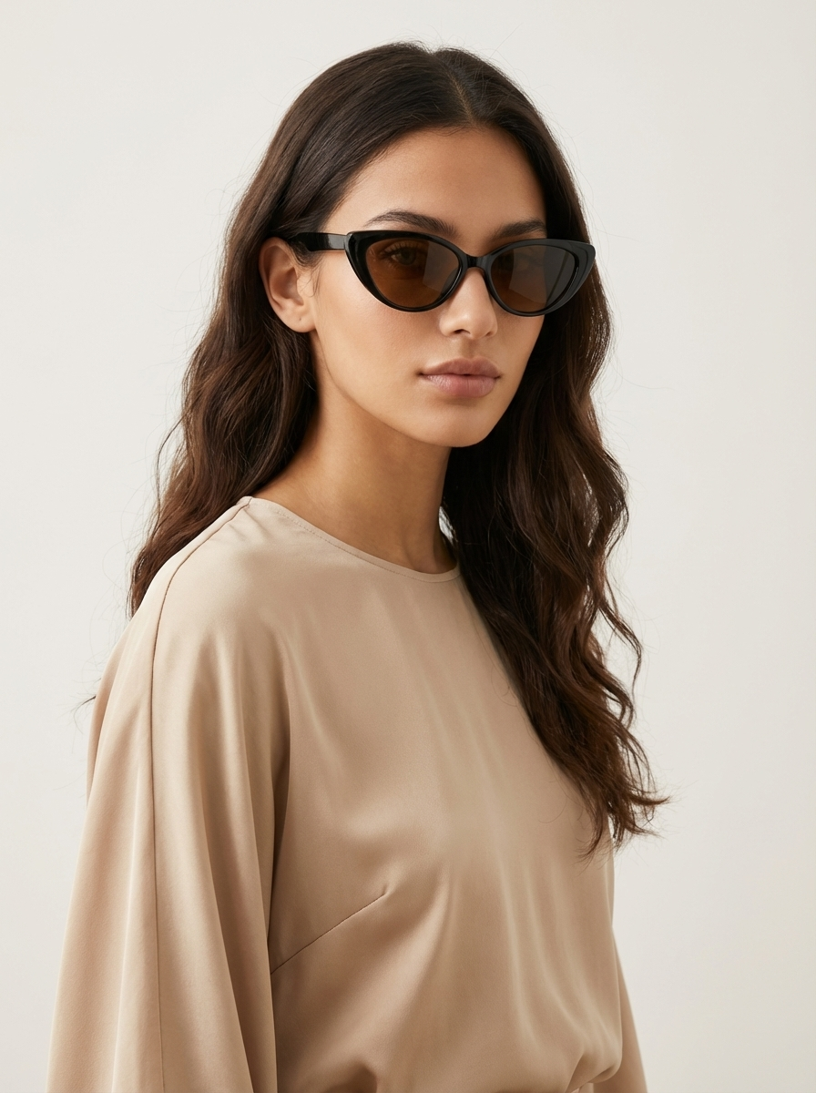 Damen Cat-Eye Sonnenbrille mit festem Gestell-Glasses for women-Alpenkind
