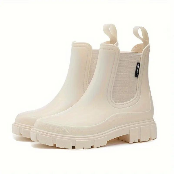 Damen Chelsea-Stiefeletten mit elastischen Seiteneinsätzen und Profilsohle-Footwear for women-Alpenkind