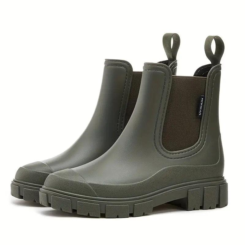 Damen Chelsea-Stiefeletten mit elastischen Seiteneinsätzen und Profilsohle-Footwear for women-Alpenkind