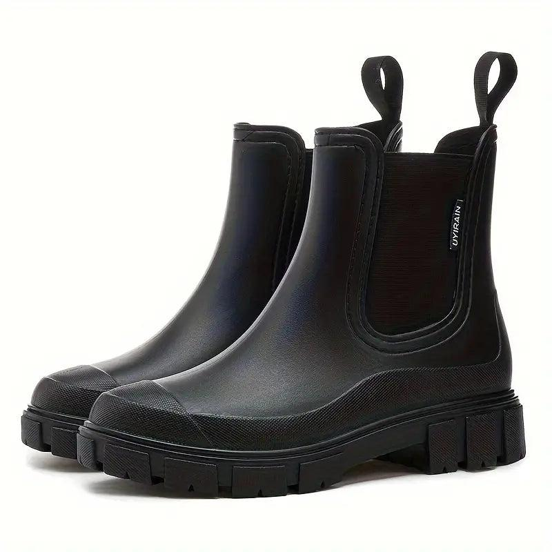 Damen Chelsea-Stiefeletten mit elastischen Seiteneinsätzen und Profilsohle-Footwear for women-Alpenkind