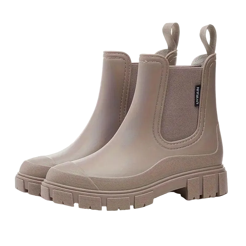Damen Chelsea-Stiefeletten mit elastischen Seiteneinsätzen und Profilsohle-Footwear for women-Alpenkind