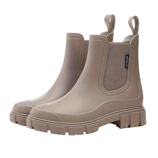Damen Chelsea-Stiefeletten mit elastischen Seiteneinsätzen und Profilsohle-Footwear for women-Alpenkind