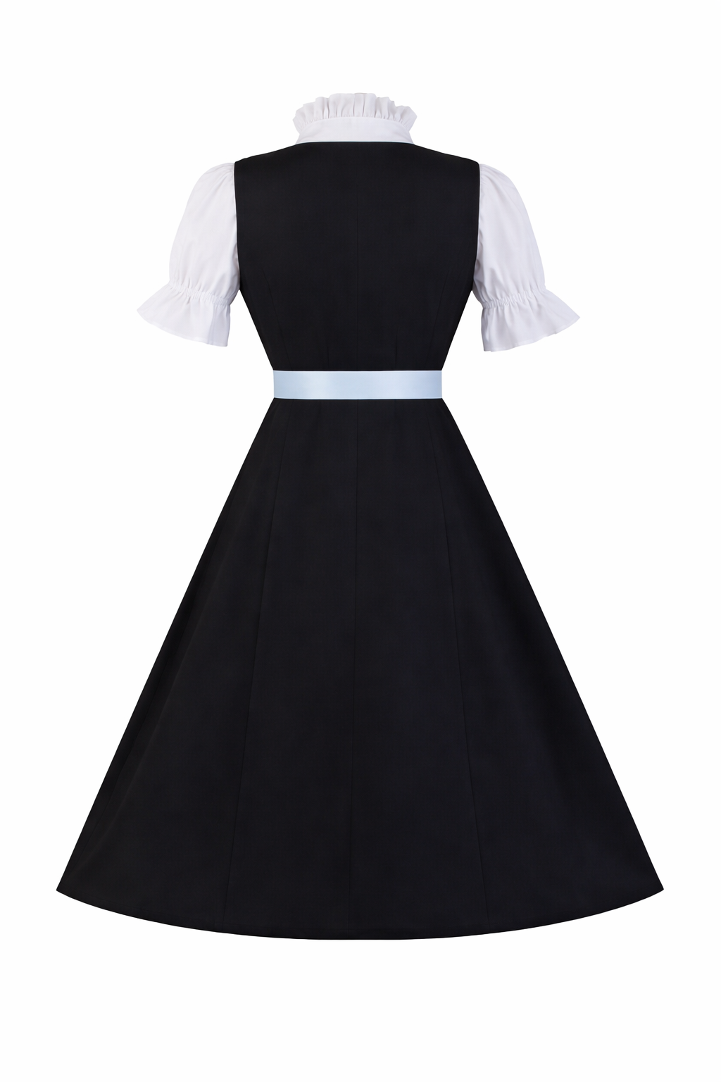 Damen Dirndl Kleid mit Stickerei, Schnürung und Schürzenband-Dirndl for Women-Alpenkind