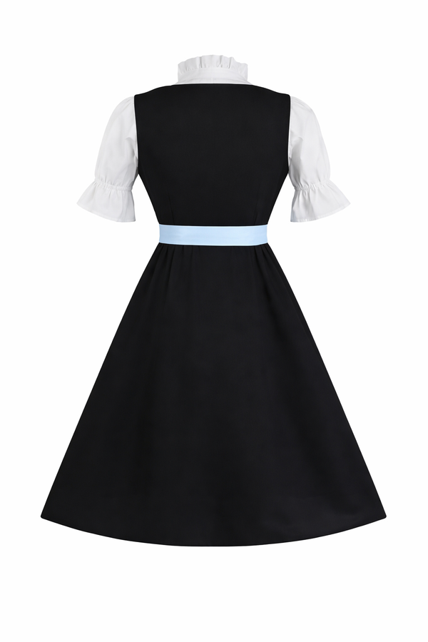 Damen Dirndl Set mit Bluse, Schnürung und Schürze-Dirndl for Women-Alpenkind