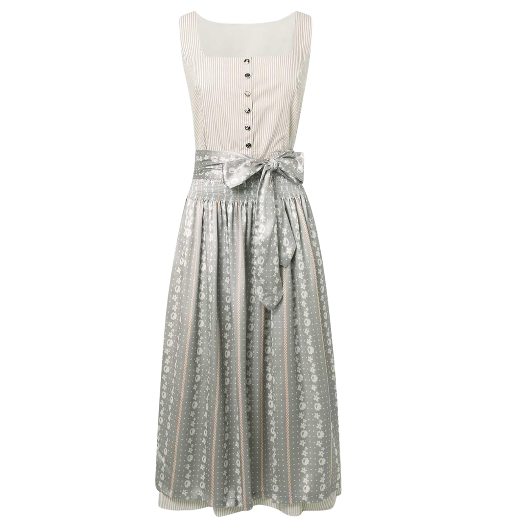 Damen Dirndl Set mit Knopfleiste und Schürze-Dirndl for Women-Alpenkind