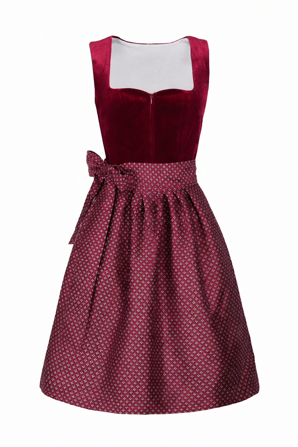 Damen Dirndl Set mit Samtoberteil und Schürze-Dirndl for Women-Alpenkind