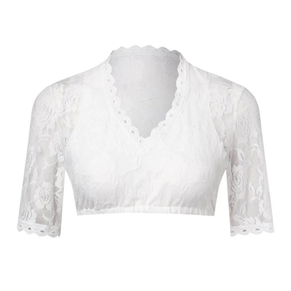 Damen Dirndl-Spitzen-Crop-Top-Tops for women-Alpenkind