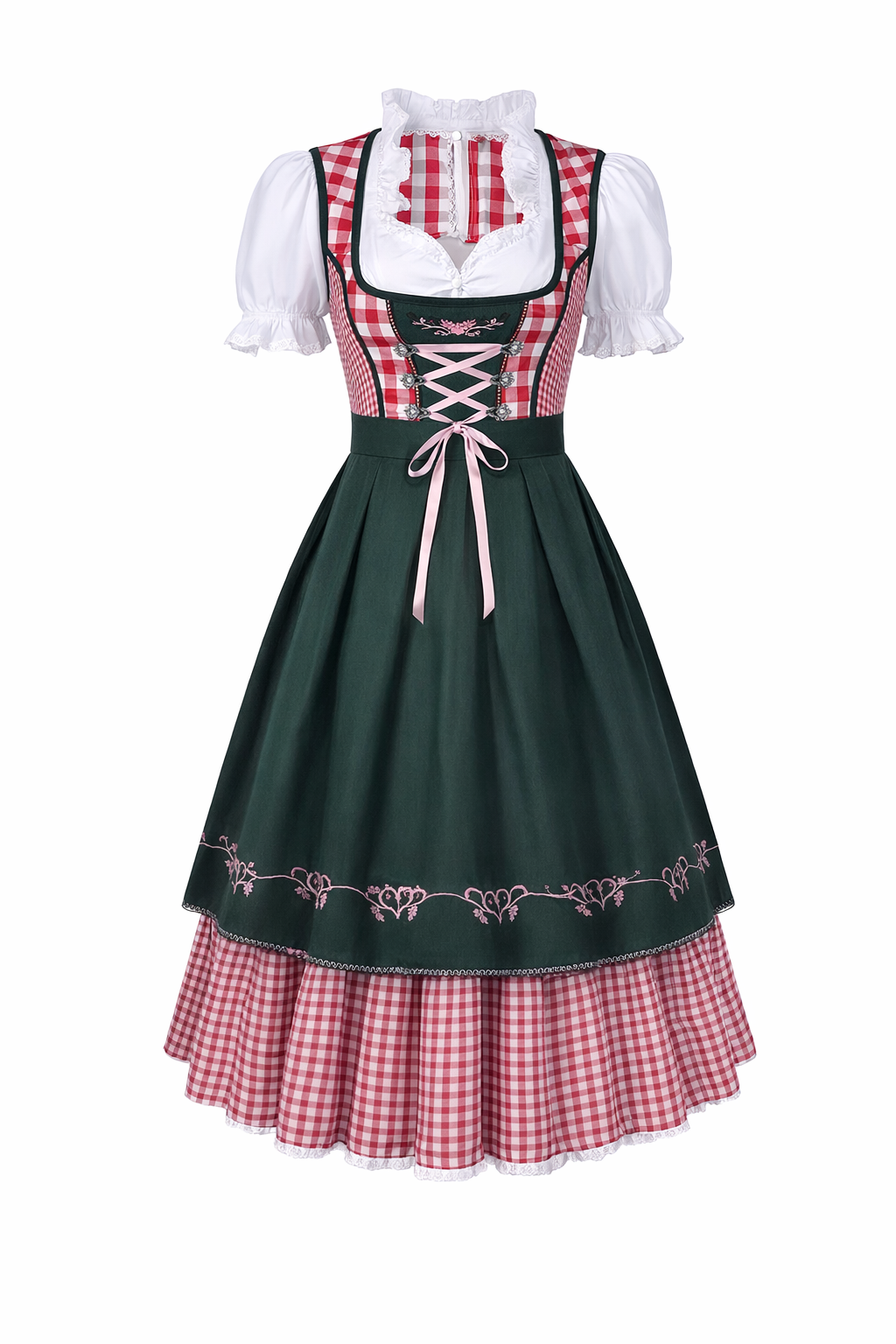 Damen Dirndlkleid Set mit Schürze und Bluse-Dirndl for Women-Alpenkind