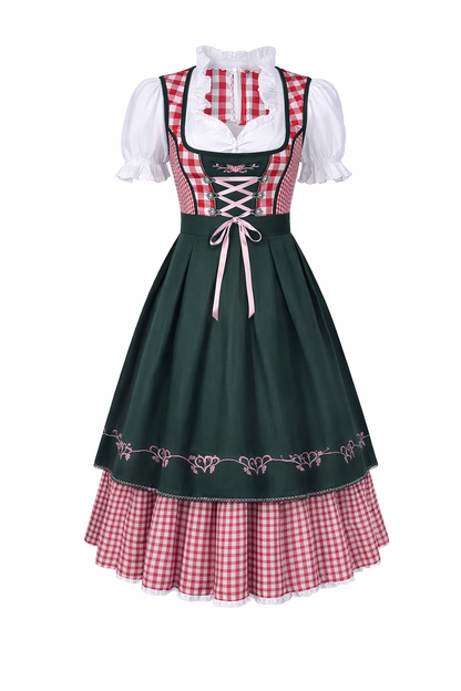 Damen Dirndlkleid Set mit Schürze und Bluse-Dirndl for Women-Alpenkind