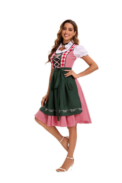 Damen Dirndlkleid Set mit Schürze und Bluse-Dirndl for Women-Alpenkind