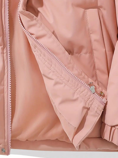 Damen Winterjacke mit Kapuze – Warm, Leicht & Wasserabweisend-Women Outerwear-Alpenkind