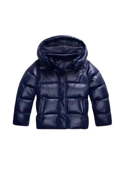 Damen Gesteppte Kurzjacke mit Kapuze-Women Outerwear-Alpenkind