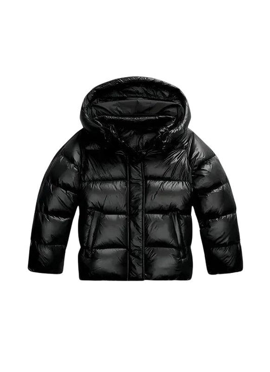 Damen Gesteppte Kurzjacke mit Kapuze-Women Outerwear-Alpenkind