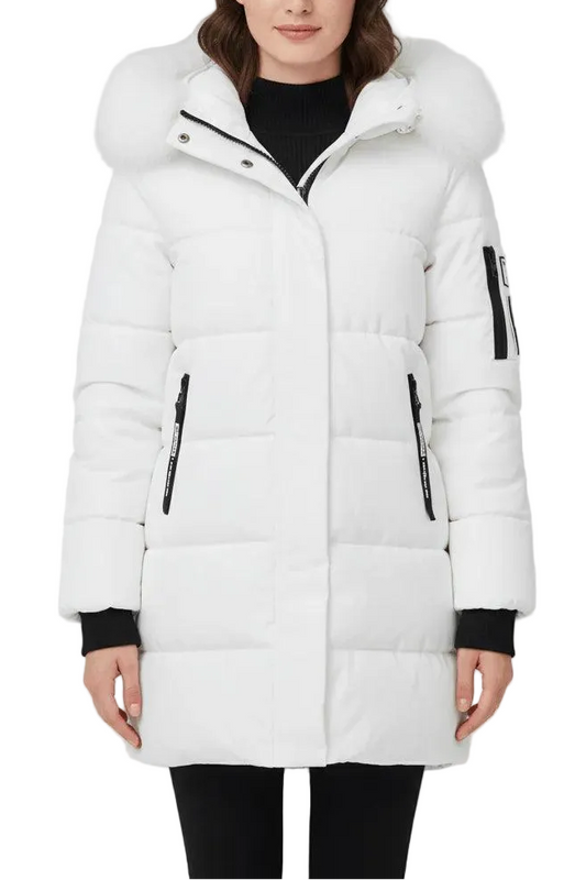 Damen Gesteppter Parka mit Kapuze-Women Outerwear-Alpenkind