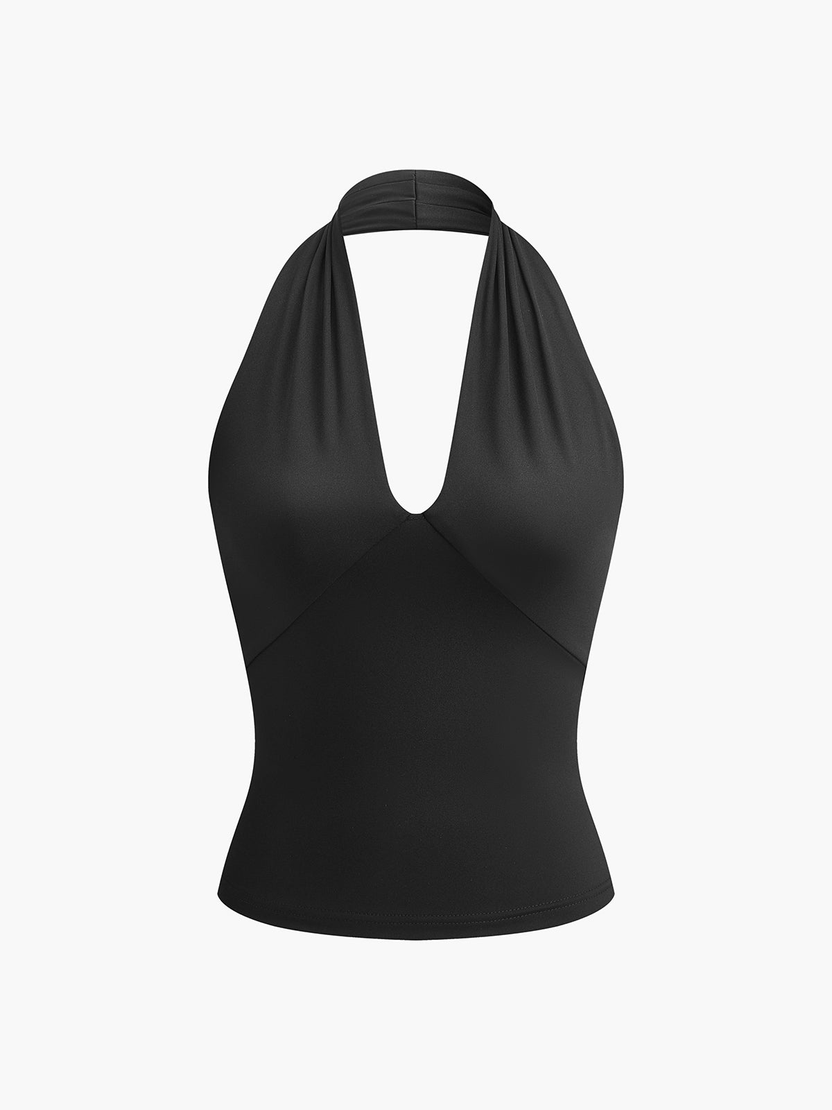 Damen Halterneck-Body mit tiefem V-Ausschnitt-Bodysuit-Alpenkind