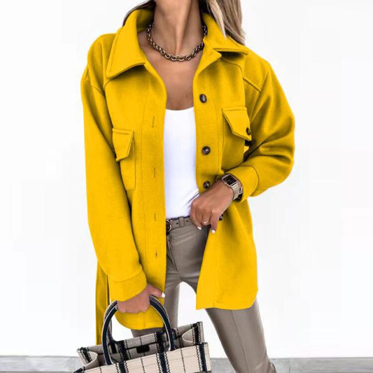 Damen-Hemdjacke mit Knopfleiste-Shirts for women-Alpenkind