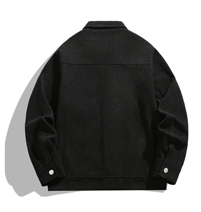 Damen-Hemdjacke mit Knopfleiste und aufgesetzten Taschen-Jacket for women-Alpenkind