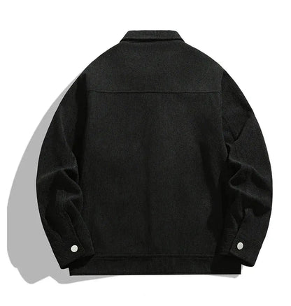Damen-Hemdjacke mit Knopfleiste und aufgesetzten Taschen-Jacket for women-Alpenkind