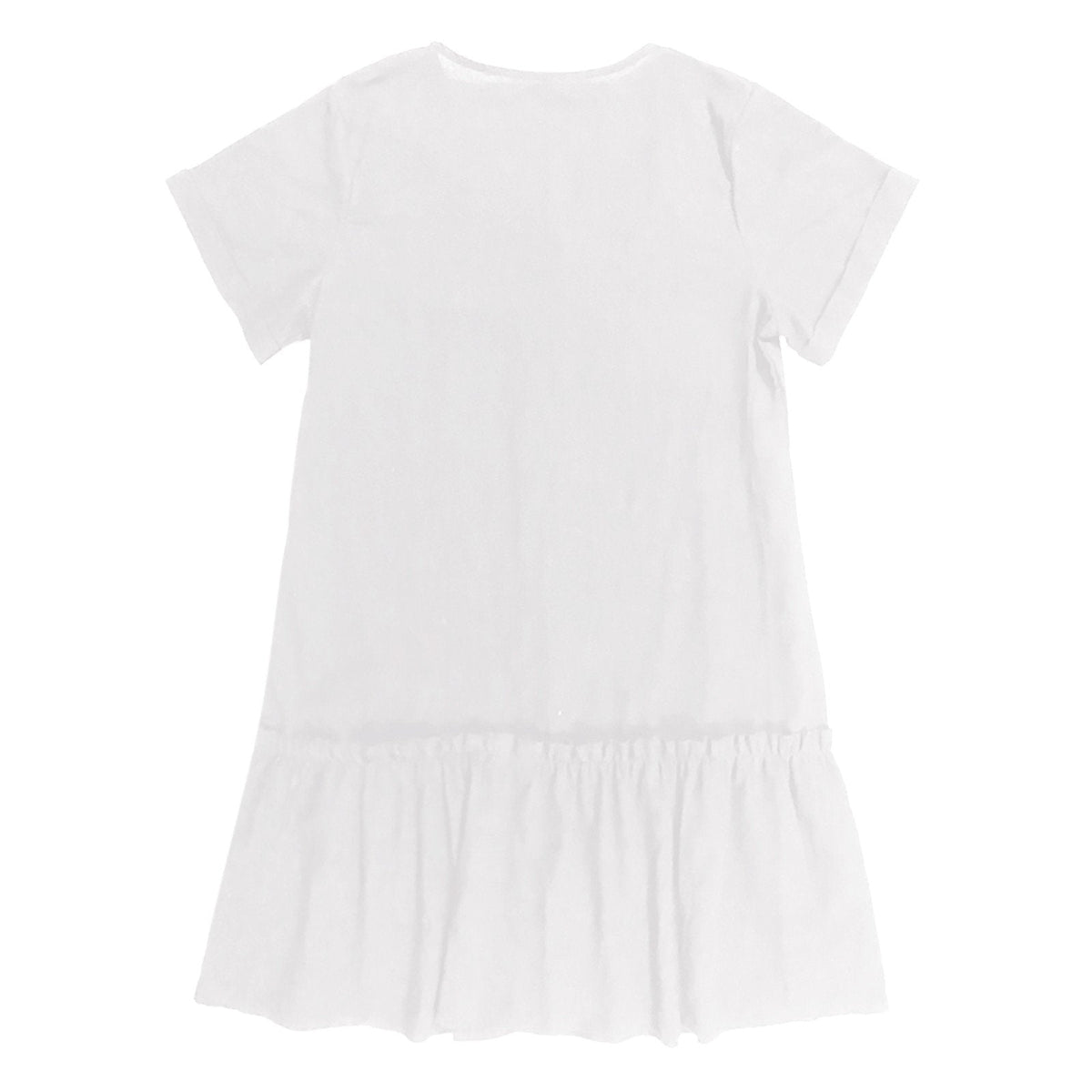 Damen-Hemdkleid mit Knopfleiste und kurzem Schnitt-Mini Dress-Alpenkind