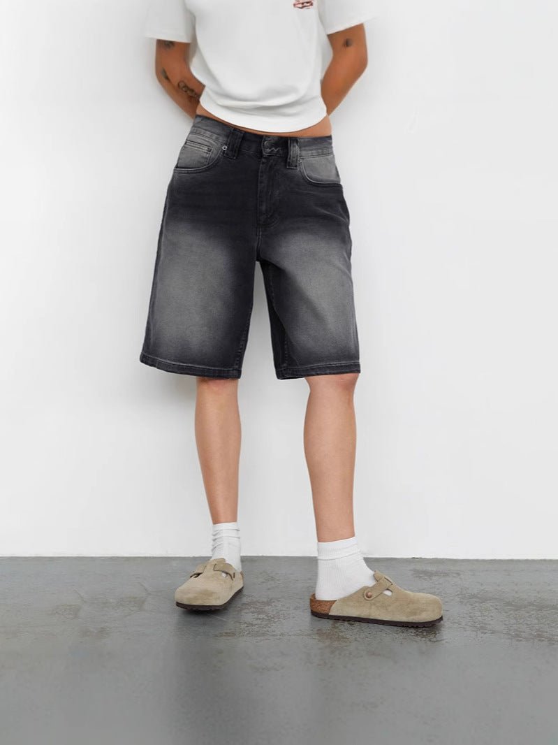 Damen High-Waist Jeans-Shorts-Shorts for women-Alpenkind
