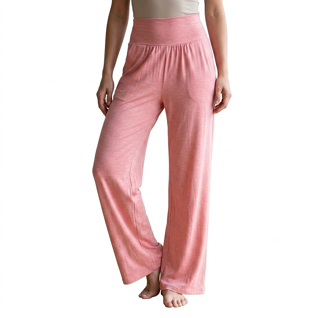 Damen High-Waist Lounge-Hose mit weitem Bein-Pants for woman-Alpenkind