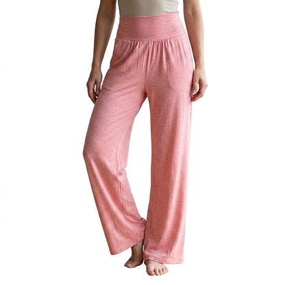 Damen High-Waist Lounge-Hose mit weitem Bein-Pants for woman-Alpenkind