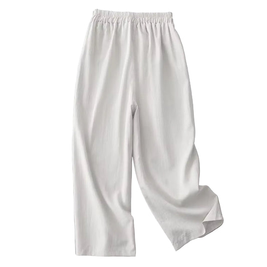 Damen Hose mit elastischem Bund und geradem Beinverlauf-Women Pants-Alpenkind