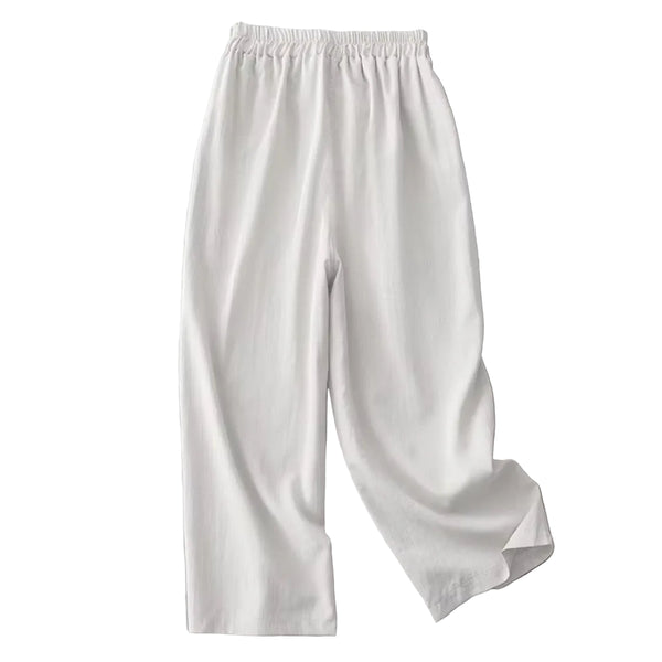 Damen Hose mit elastischem Bund und geradem Beinverlauf-Women Pants-Alpenkind