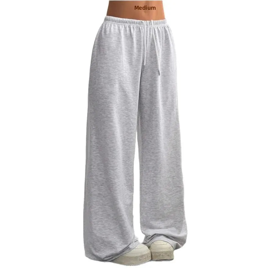 Damen Hose mit elastischem Bund und weitem Bein-Women Pants-Alpenkind