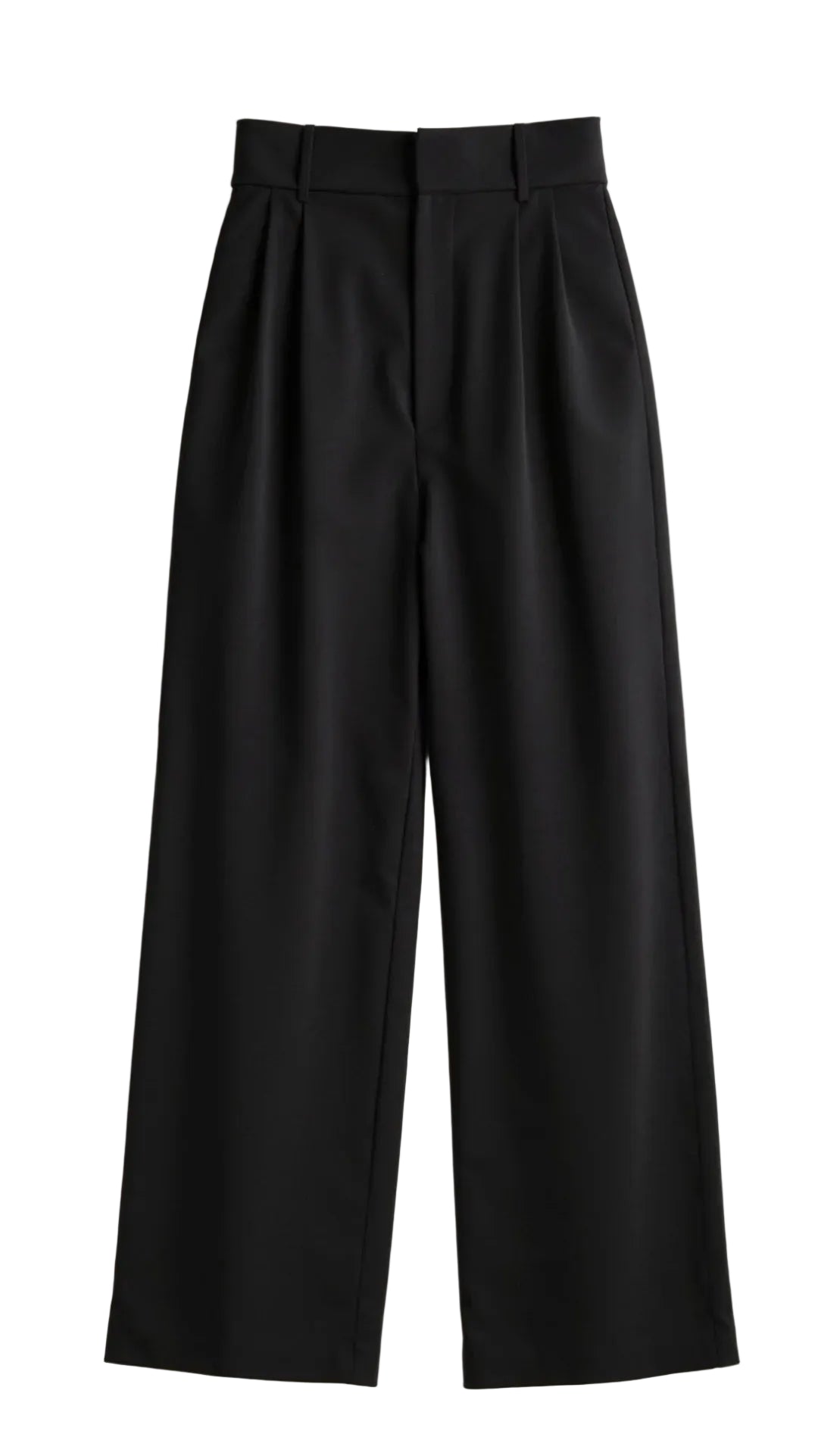Damen Hose mit hohem Bund und weitem Bein-Women Pants-Alpenkind