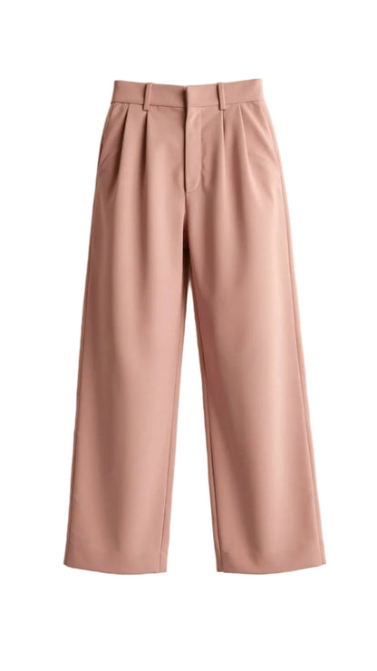 Damen Hose mit hohem Bund und weitem Bein-Women Pants-Alpenkind
