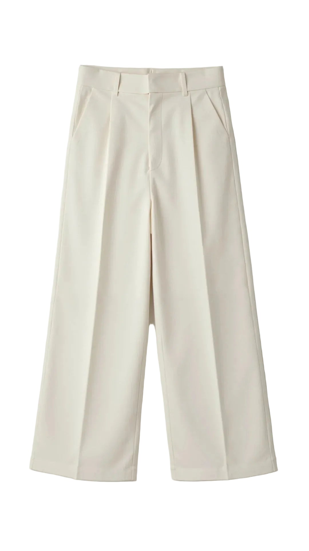 Damen Hose mit hohem Bund und weitem Bein-Women Pants-Alpenkind